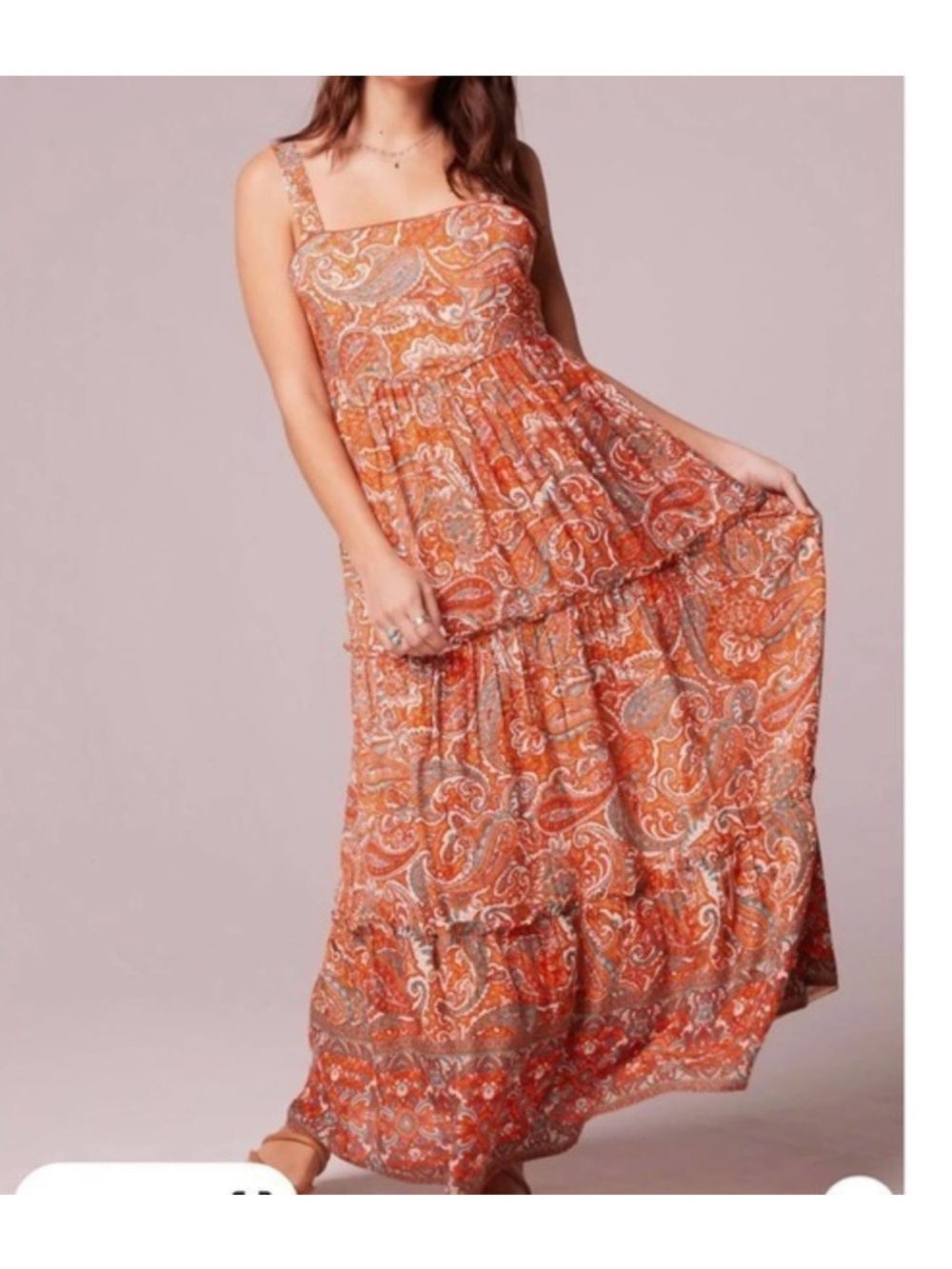 Paisley Midi Dress